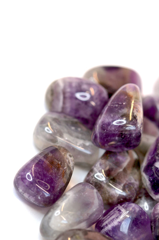 Natural Amethyst Tumblestone Crystals