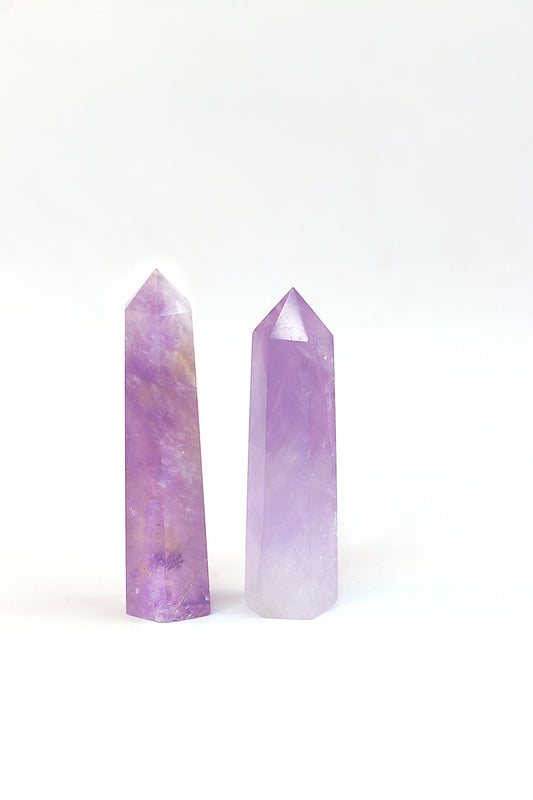 Natural Amethyst Point Tower Crystal