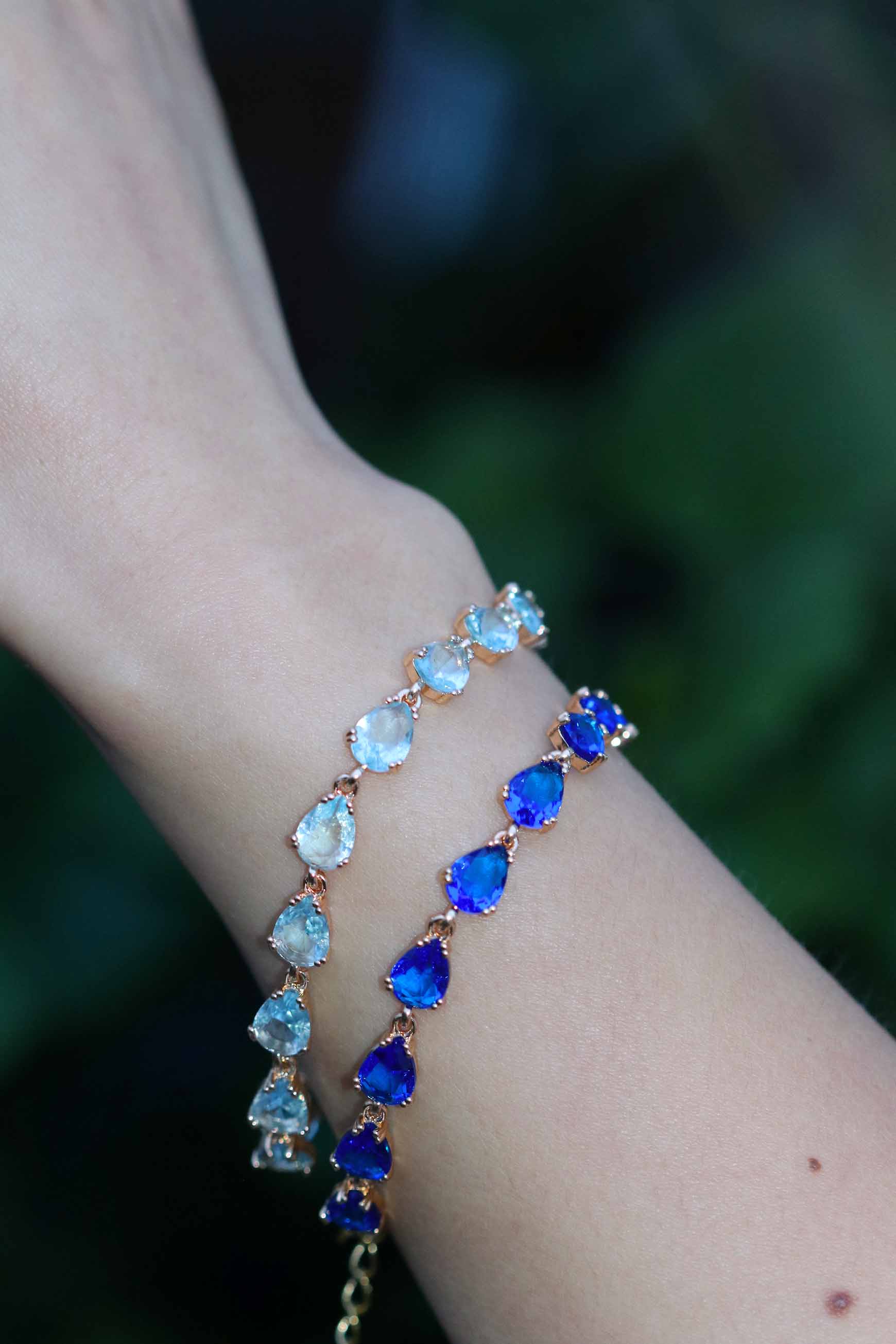 Both Blue-water Bracelets