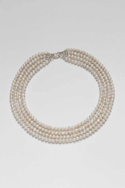 Elysian Pearl Layers Necklace