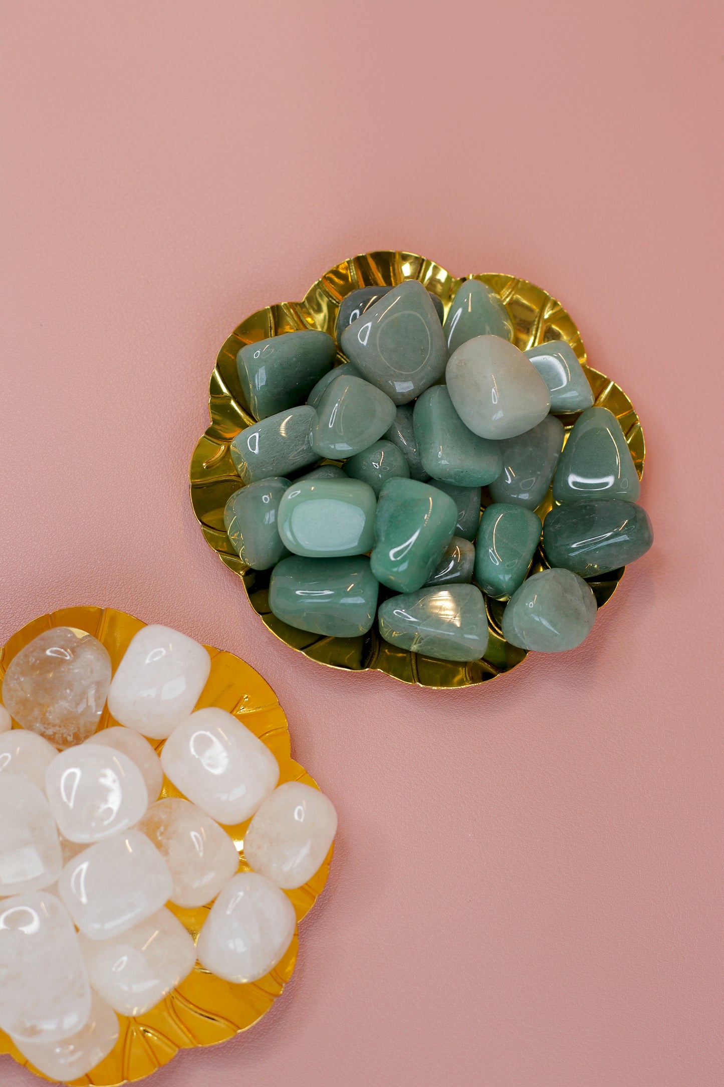 Natural Green Aventurine Tumblestone Crystals