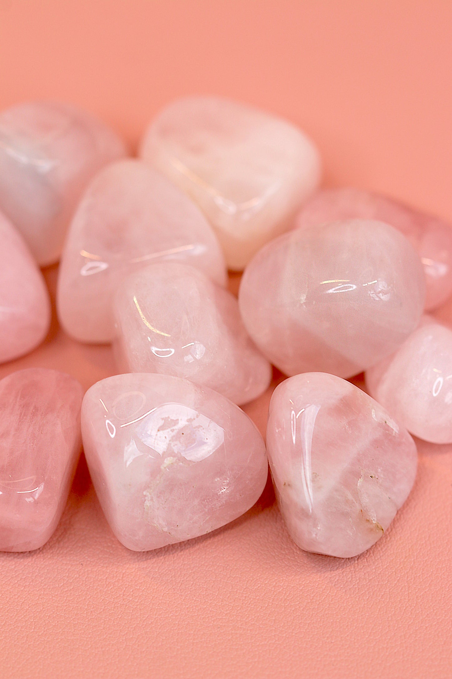 Natural Rose Quartz Tumblestone Crystals