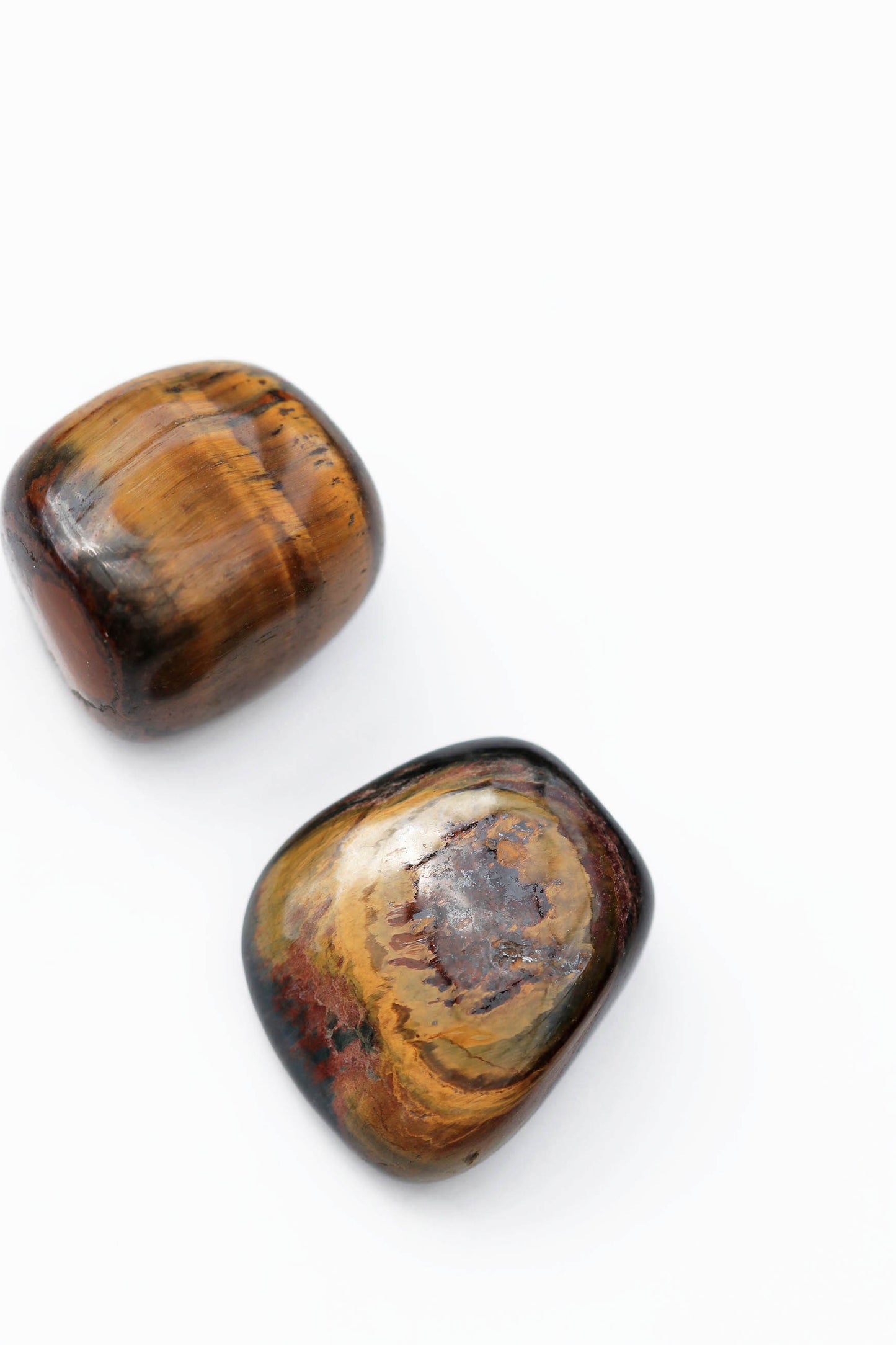 Natural Tiger Eye Tumblestone Crystals