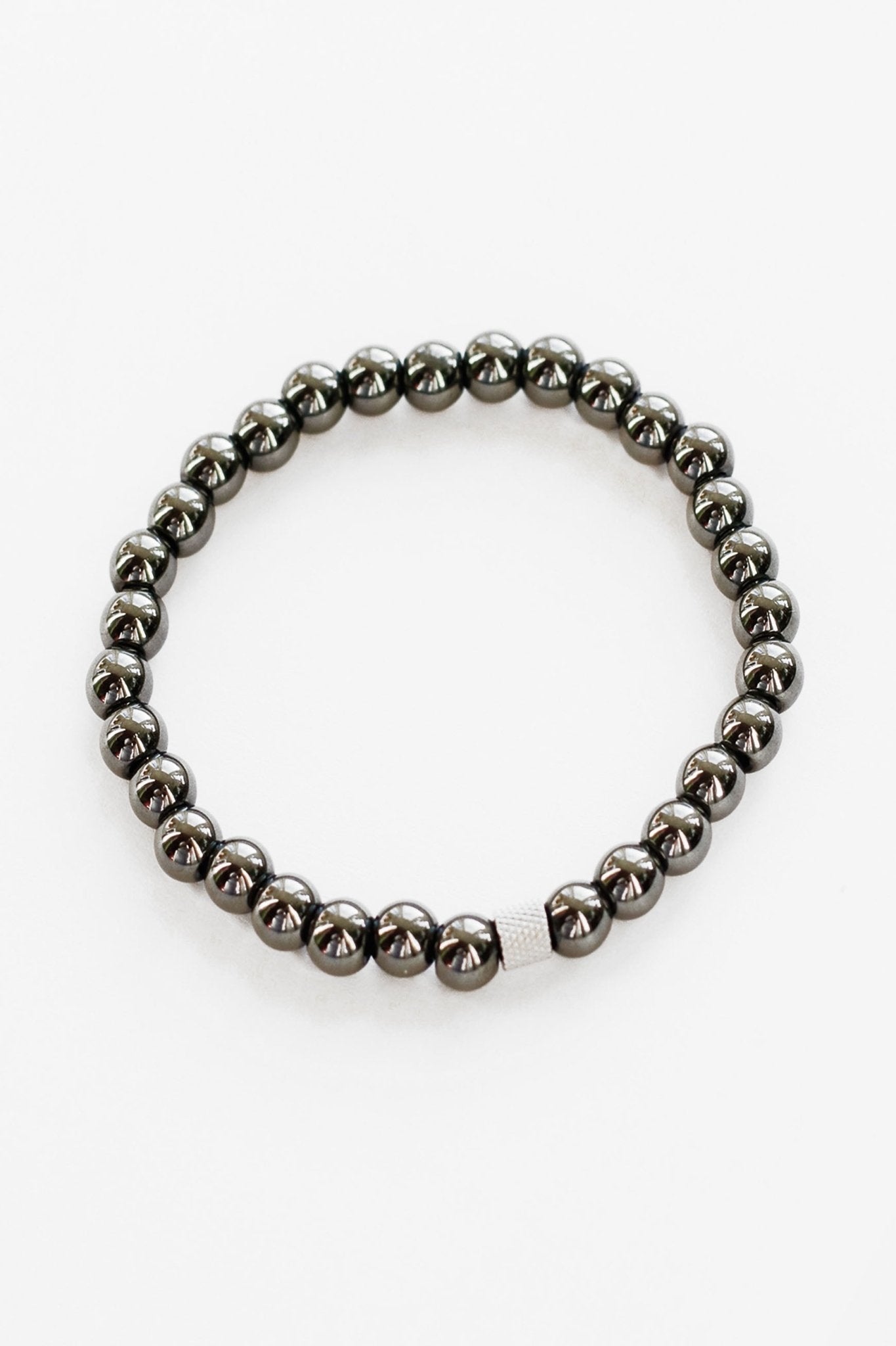 Black Hematite beaded braceletNuma EstiloMen's bracelet