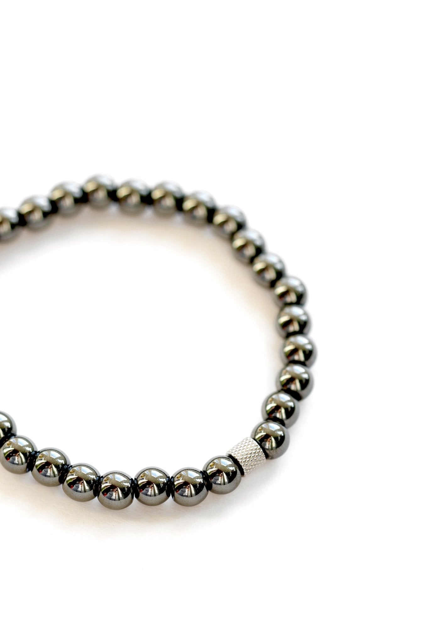 Black Hematite beaded braceletNuma EstiloMen's bracelet