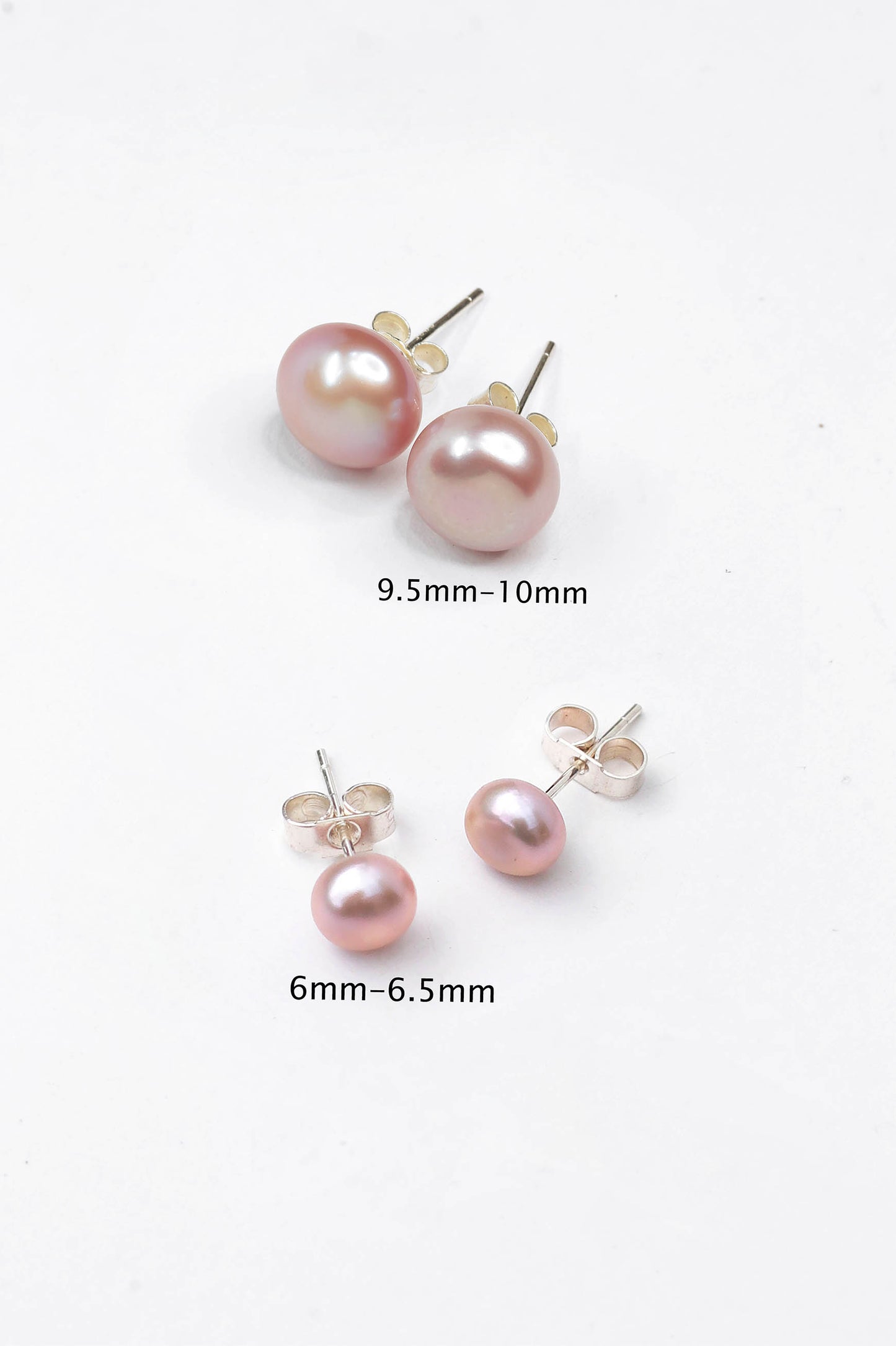 Komal Light Purple Pearl Studs