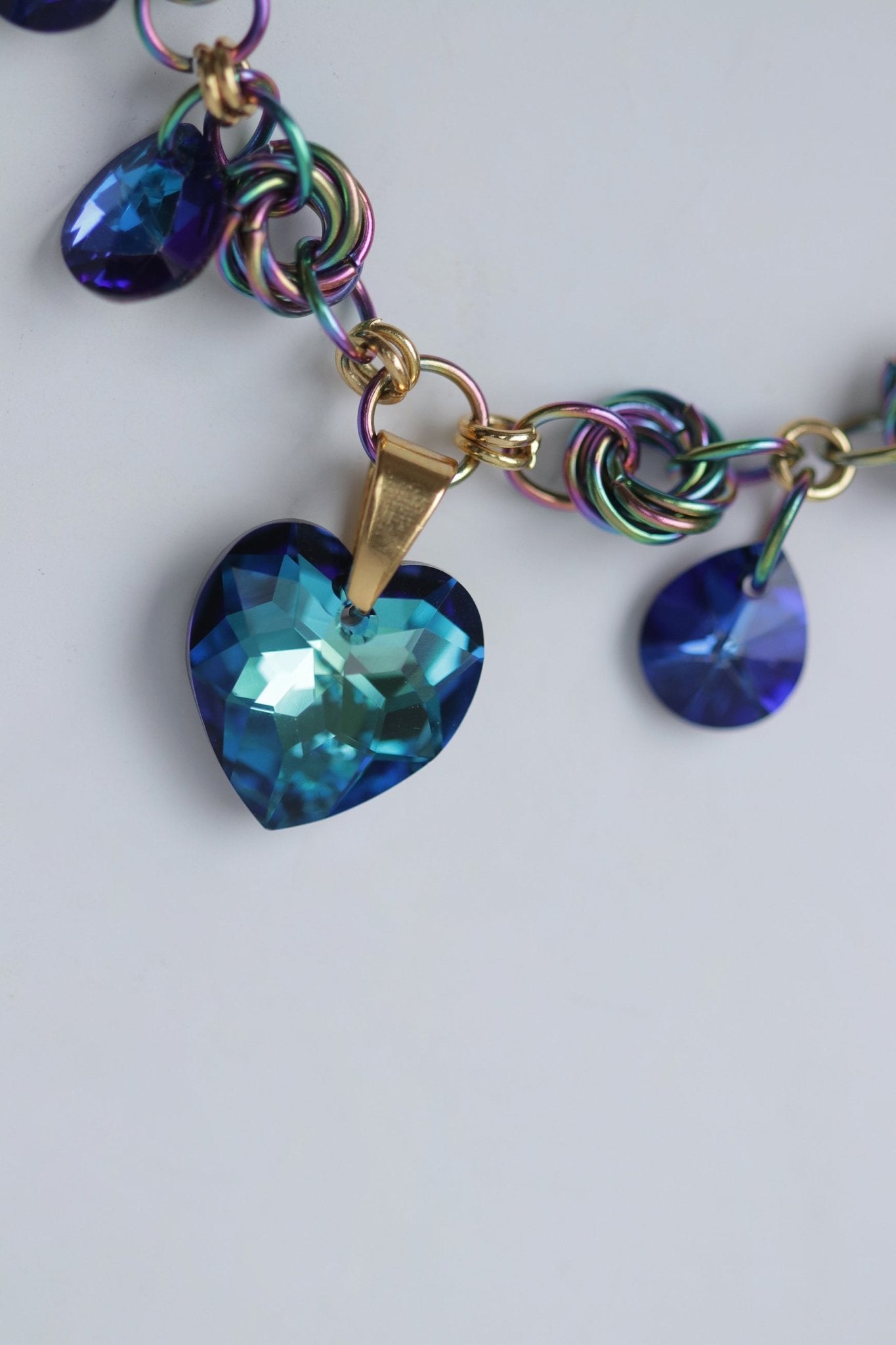 Rainbow Drop NecklaceNuma EstiloHeart Necklaces